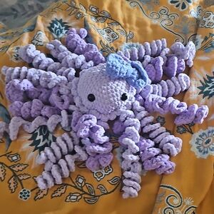 LJJCo Crochet Plushie- Purple Octopus